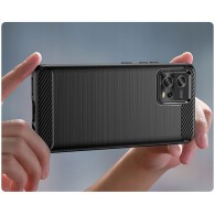 Калъф Tech-Protect TPUcarbon За Motorola Moto G72, Black