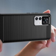 Калъф Tech-Protect TPUcarbon За Xiaomi 12T / 12T Pro, Black