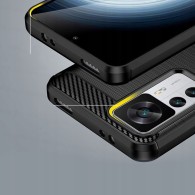 Калъф Tech-Protect TPUcarbon За Xiaomi 12T / 12T Pro, Black