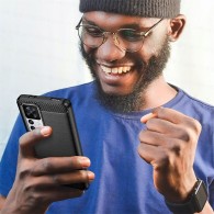 Калъф Tech-Protect TPUcarbon За Xiaomi 12T / 12T Pro, Black