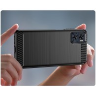 Калъф Tech-Protect TPUcarbon За Motorola Moto E22 / E22i, Black