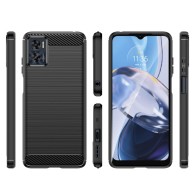 Калъф Tech-Protect TPUcarbon За Motorola Moto E22 / E22i, Black