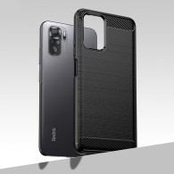 Калъф Tech-Protect TPUcarbon За Xiaomi Poco M5s / Redmi Note 10 / 10s, Black