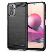 Калъф Tech-Protect TPUcarbon За Xiaomi Poco M5s / Redmi Note 10 / 10s, Black