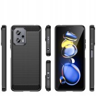 Калъф Tech-Protect TPUcarbon За Xiaomi Poco X4 GT, Black
