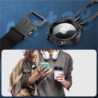 Калъф Tech-Protect TPUcarbon За Apple Airtag, Black