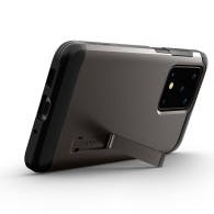 Spigen Tough Armor хибриден кейс с най-висока степен на защита Tech за Samsung Galaxy S20 Ultra, Gunmetal