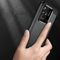 Калъф Tech-Protect TPUcarbon За Xiaomi Redmi 10c, Black