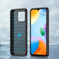 Калъф Tech-Protect TPUcarbon За Xiaomi Redmi 10c, Black