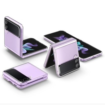 Калъф Spigen Air Skin за Samsung Galaxy Z Flip 3, Crystal Clear