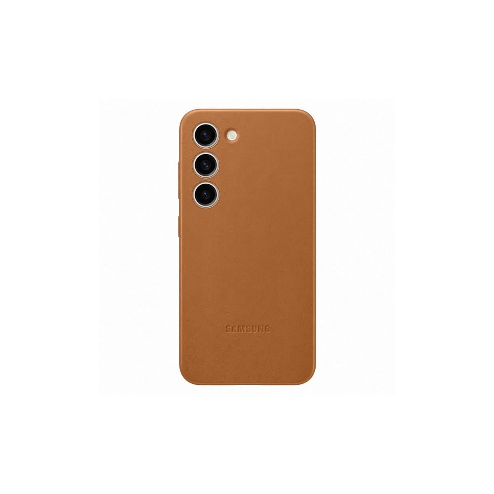 Калъф Samsung Leather Cover За Samsung Galaxy S23, EF-VS911LAEGWW, Camel