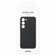 Калъф Samsung Leather Cover За Samsung Galaxy S23, EF-VS911LBEGWW, Black