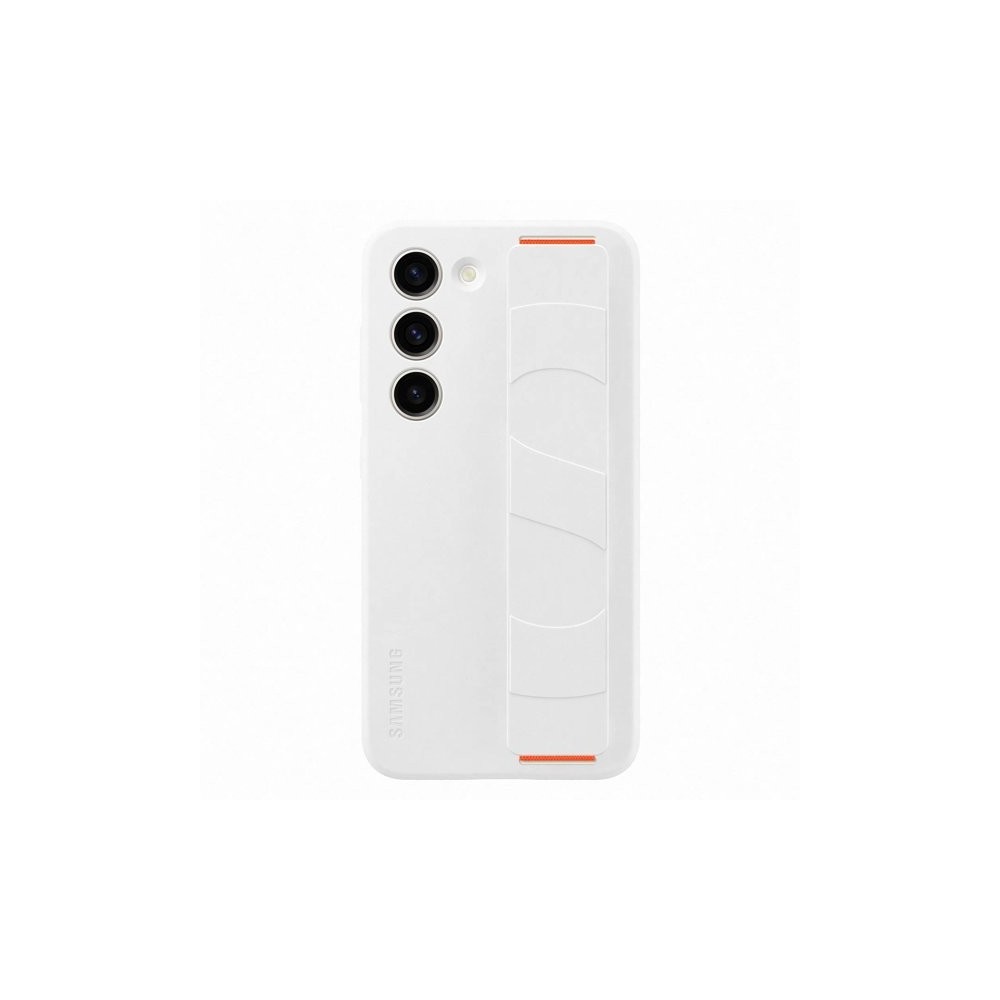Калъф Samsung Silicone Grip Cover За Samsung Galaxy S23, EF-GS911TWEGWW, White