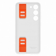 Калъф Samsung Silicone Grip Cover За Samsung Galaxy S23+, EF-GS916TWEGWW, White
