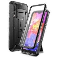 Удароустойчив хибриден кейс Supcase Unicorn Beetle Pro за Huawei P20 Pro, Черен
