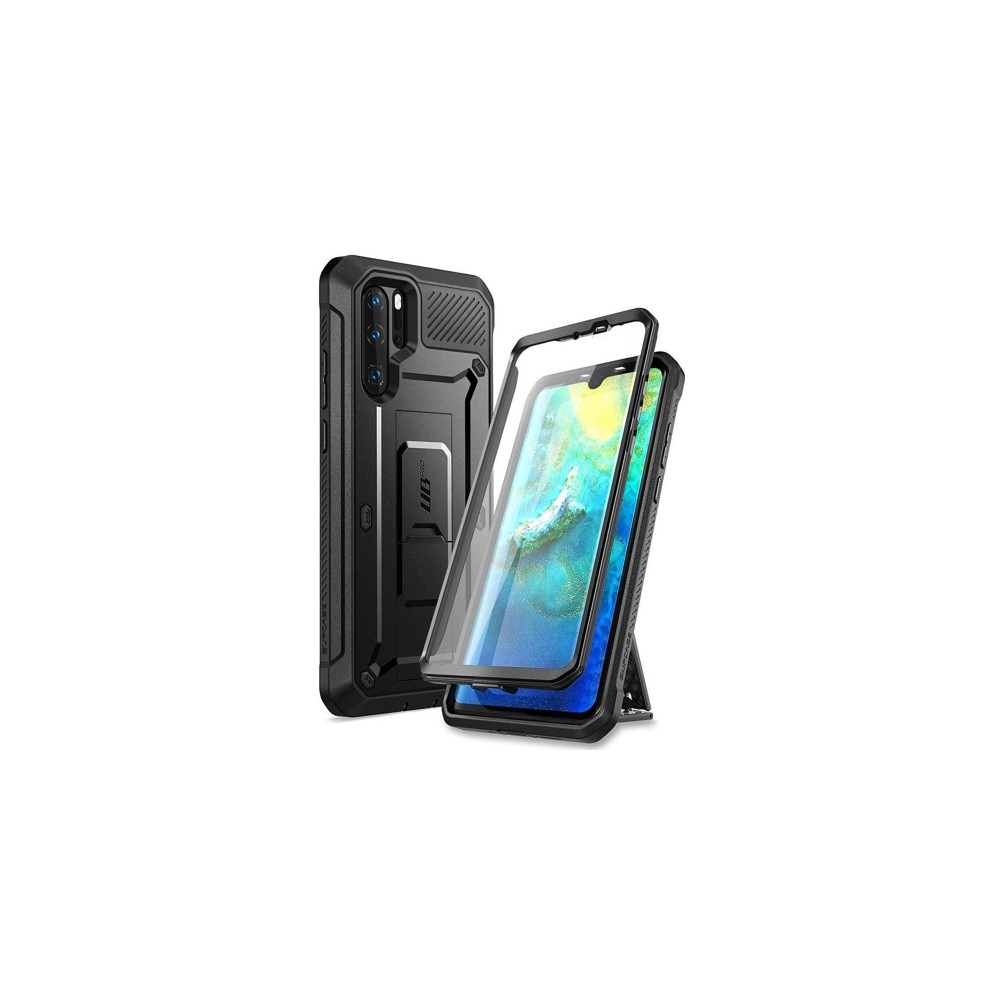 Удароустойчив хибриден кейс Supcase Unicorn Beetle Pro за Huawei P30 Pro, Черен