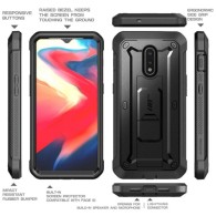 Удароустойчив хибриден кейс Supcase Unicorn Beetle Pro за OnePlus 7, Черен