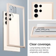 Калъф Spigen Ultra Hybrid За Samsung Galaxy S23 Ultra, Sand Beige