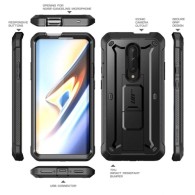 Удароустойчив хибриден кейс Supcase Unicorn Beetle Pro за OnePlus 7 Pro, Черен