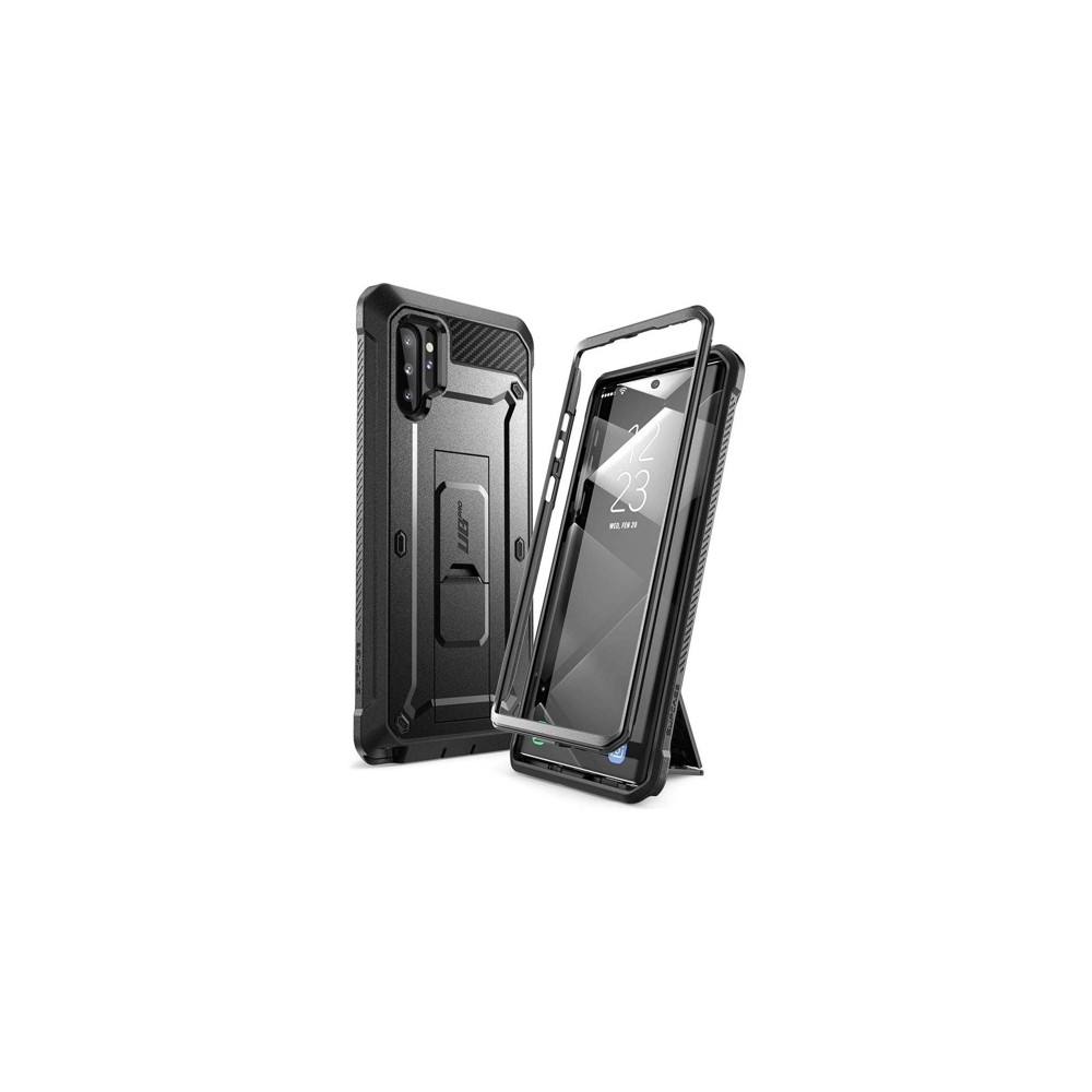 Удароустойчив хибриден кейс Supcase Unicorn Beetle Pro за Samsung Galaxy Note 10 Plus, Черен