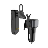 Зарядно за кола Dudao Car kit R10, 2x USB / 3.4A + Bluetooth Слушалки, Черен