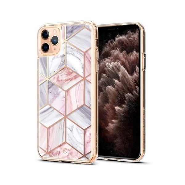 Spigen Ciel Etoile дизайнерски удароустойчив кейс за iPhone 11 Pro Max, Pink Marble