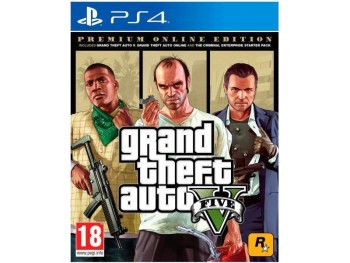Игра за конзола Grand Theft Auto V (GTA 5) Premium Online Edition (ES) (Multi) - PlayStation 4