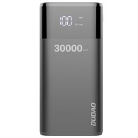 Външна батерия Dudao K8Max PowerBank , 30.000mAh, 4x USB, 4A, Micro USB/ Type C/ Lightning interface, Черен