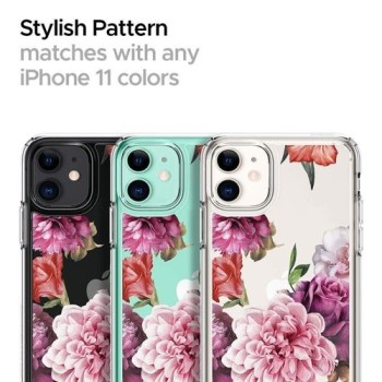 Spigen Ciel дизайнерски удароустойчив кейс за iPhone 11, Rose Floral