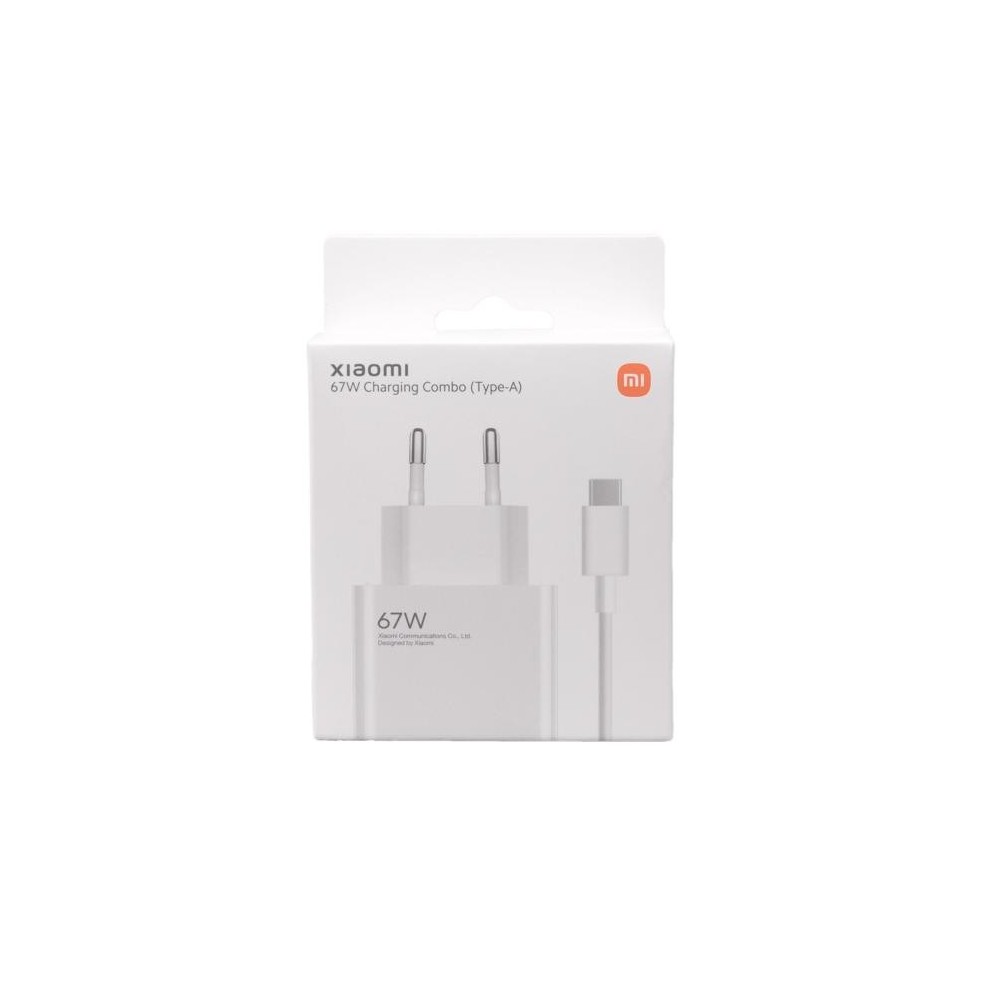 Зарядно Xiaomi Charging Combo, 67W, White