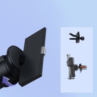 Стойка за кола Baseus Metal Age II Gravity, Air vent, Black