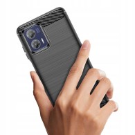 Калъф Tech-Protect TPUcarbon За Samsung Galaxy Motorola Moto G73 5G, Black