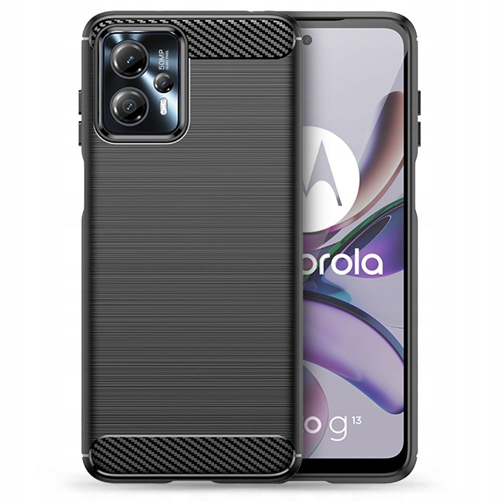 Калъф Tech-Protect TPUcarbon За Samsung Galaxy Motorola Moto G13 / G23, Black