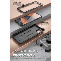 Удароустойчив хибриден кейс Supcase Unicorn Beetle Pro за iPhone 11 Pro Max, Черен