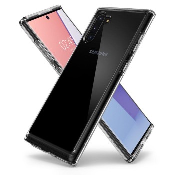Spigen Ultra Hybrid хибриден кейс с най-висока степен на защита за Samsung Galaxy Note 10, Crystal Clear