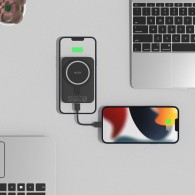 Външна батерия Tech-Protect PB10 Lifemag Magsafe Powerbank, 5000mAh, Black