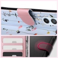 Калъф Tech-Protect Wallet за Samsung Galaxy A14 4G / 5G, Garden Blue