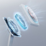 Безжично зарядно ESR Halolock CryoBoost, 2in1, Wireless Charger, Qi, Magnetic MaGsafe, Arctic White