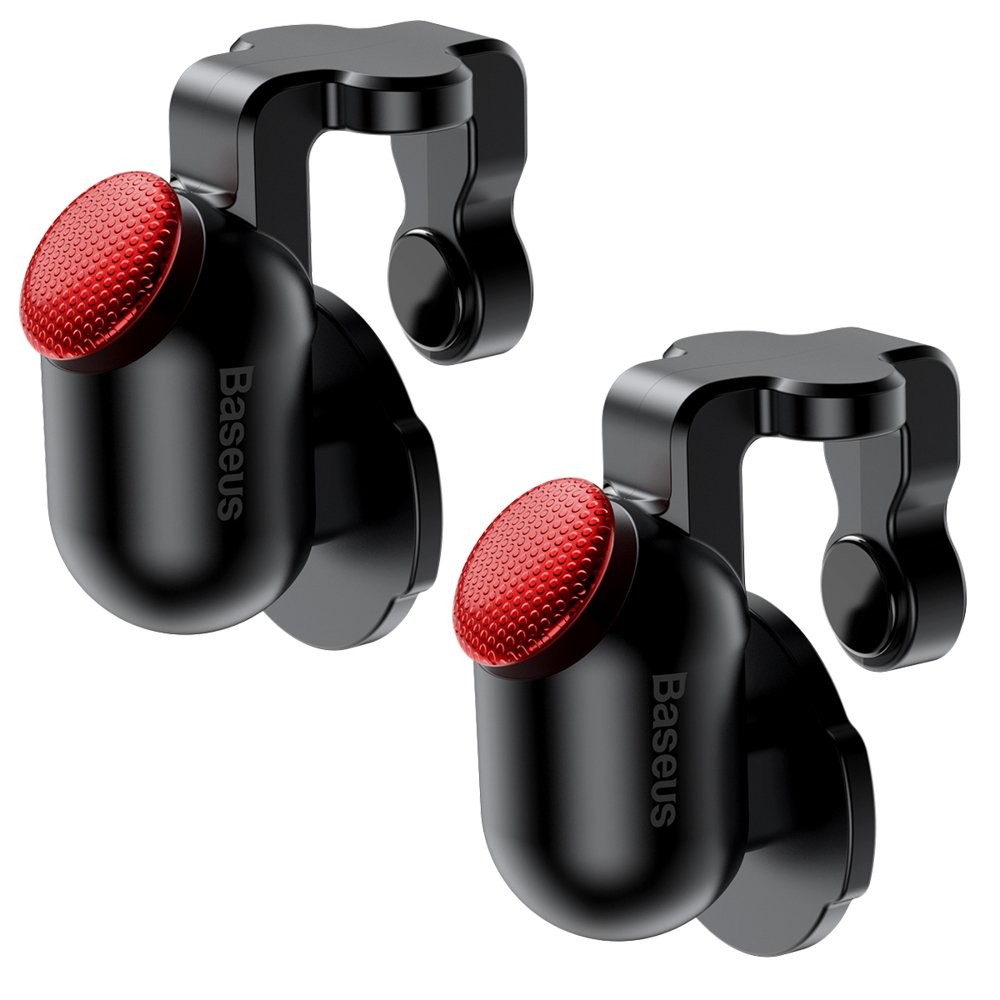 Универсален джойстик Baseus Red-Dot Extra Buttons за телефон, PUB-G/FIFA/PES...., Черен