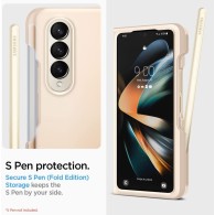 Калъф Spigen Thin Fit Pen за Samsung Galaxy Z Fold 4, Pearled Ivory