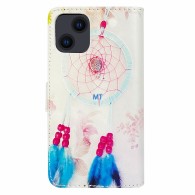 Калъф fixGuard Mood Wallet за Samsung Galaxy S23, Pink Feather
