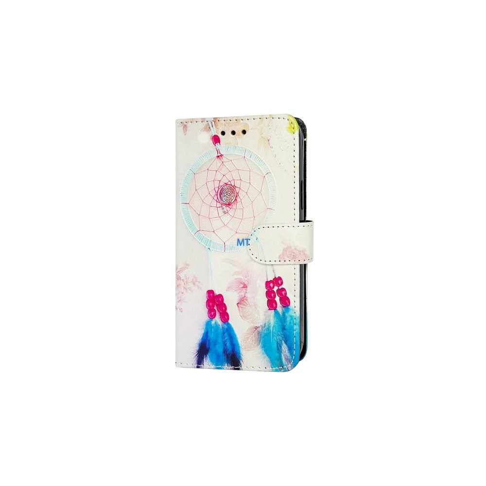 Калъф fixGuard Mood Wallet за Samsung Galaxy S23, Pink Feather