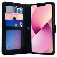Калъф fixGuard Mood Wallet за Samsung Galaxy A54 5G, Pink Feather