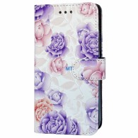 Калъф fixGuard Mood Wallet за Samsung Galaxy A54 5G, Purple flower