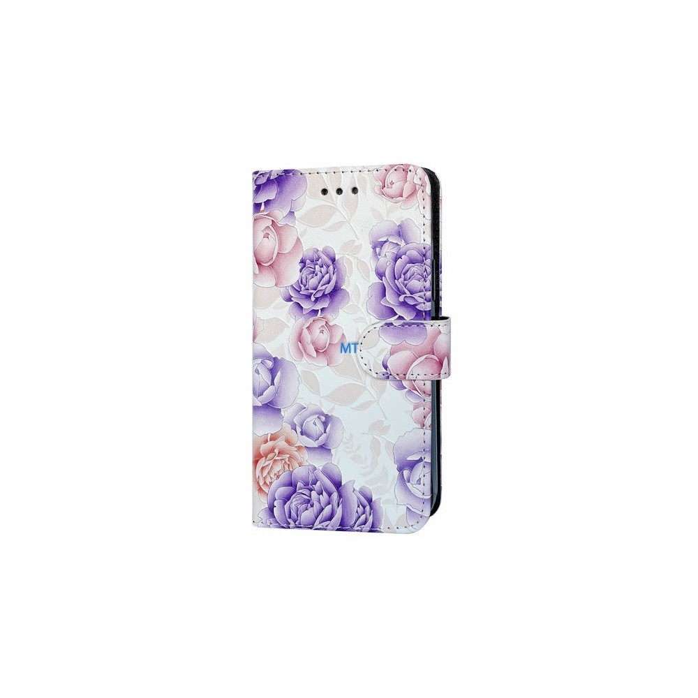 Калъф fixGuard Mood Wallet за Samsung Galaxy A54 5G, Purple flower