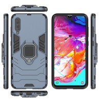 Удароустойчив Калъф с Поставка Ring Armor Kickstand Tough Rugged Cover за Xiaomi Mi CC9e / Xiaomi Mi A3, Син