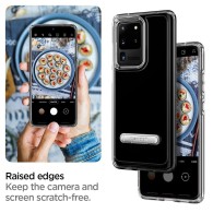 Spigen Ultra Hybrid хибриден кейс с най-висока степен на защита за Samsung Galaxy S20 Ultra, Crystal Clear
