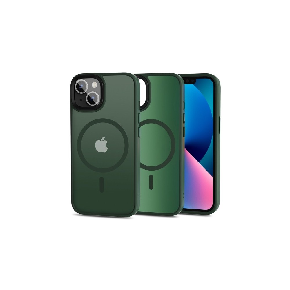 Калъф Tech-Protect Magmat Magsafe за iPhone 13, Matte Green