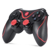 Джойстик Wireless controler X3, iOS, Android, Windows, Безжичен, Блутут, Черен-Червен