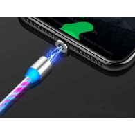 Кабел fixGuard Magnetic LED, Type C, 2m, Multicolor